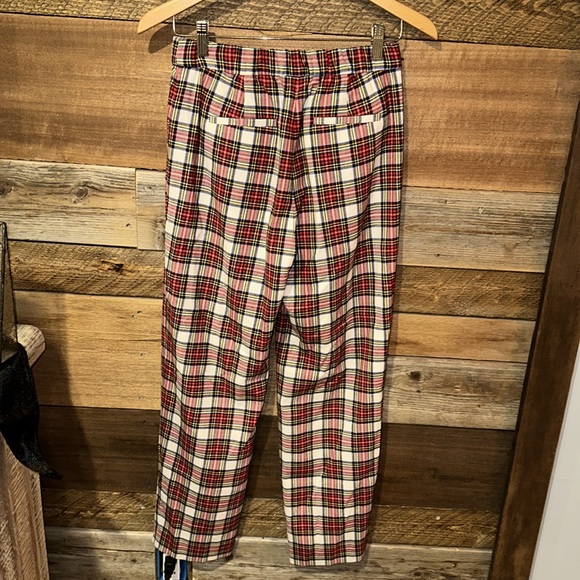 J. Crew Cameron Tartan Plaid Mid-Rise Slim Crop Trouser Ankle Pant Preppy NWT 2 - Picture 7 of 7